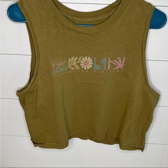Billabong Tops - Billabong Olive Green Crop Top